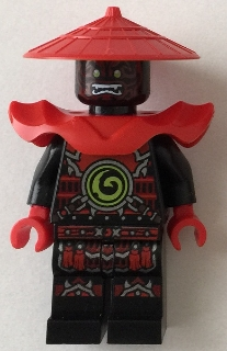 LEGO Minifigure-Swordsman - Dark Red Markings (70596)-Ninjago-NJO222-Creative Brick Builders
